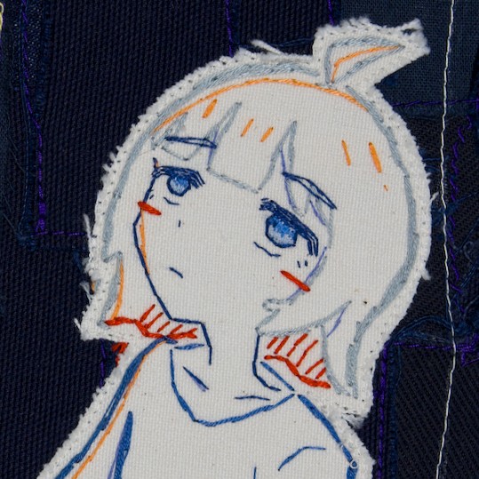 まきだのアイコン（刺繍のキャラクター）